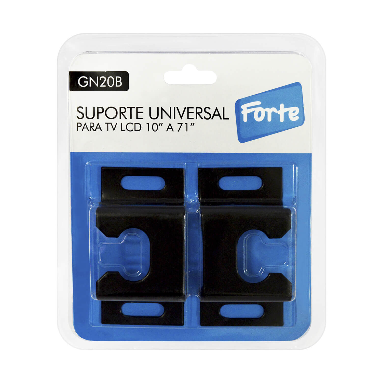 Soporte Fijo Para Tv 10" A 71" - 40 Kg. Vesa Universal Gn-20 Forte By Brasfoma image number 2.0