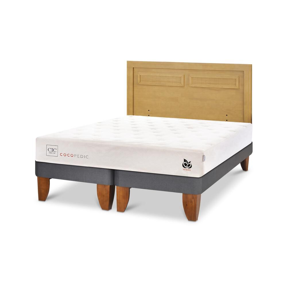 Cama Europea Cic Cocopedic / King / Base Dividida + Respaldo image number 2.0