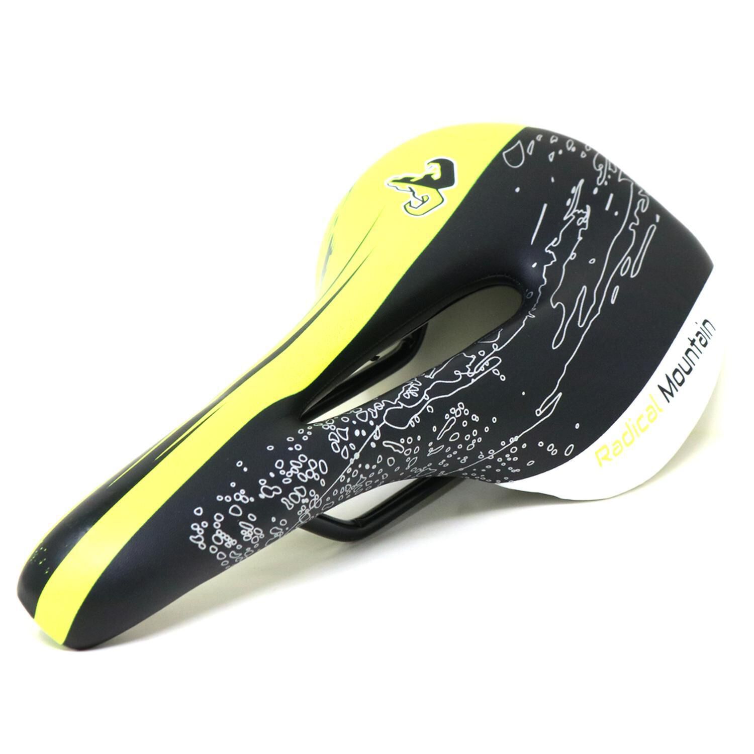Asiento Mtb Negro/amarillo Prost Radical Mountain image number 0.0