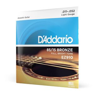 Set Cuerdas Guitarra Ac&uacute;stica 11-52 Ez910 Daddario