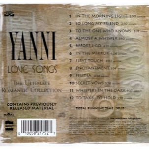 Yanni - Love Songs: Ultimate Romantic Collection | Cd