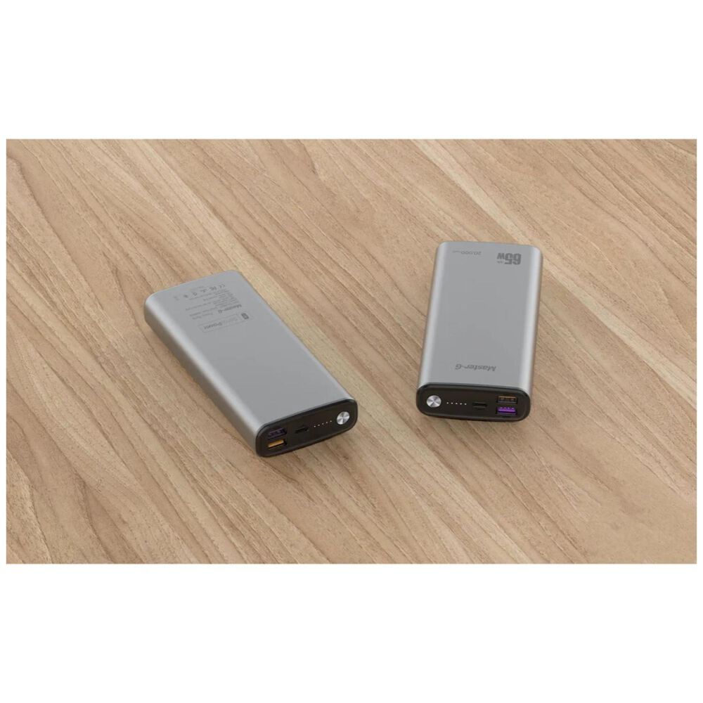 Powerbank Cargador Portatil 20000mah 65w Ucp20pd65 image number 4.0