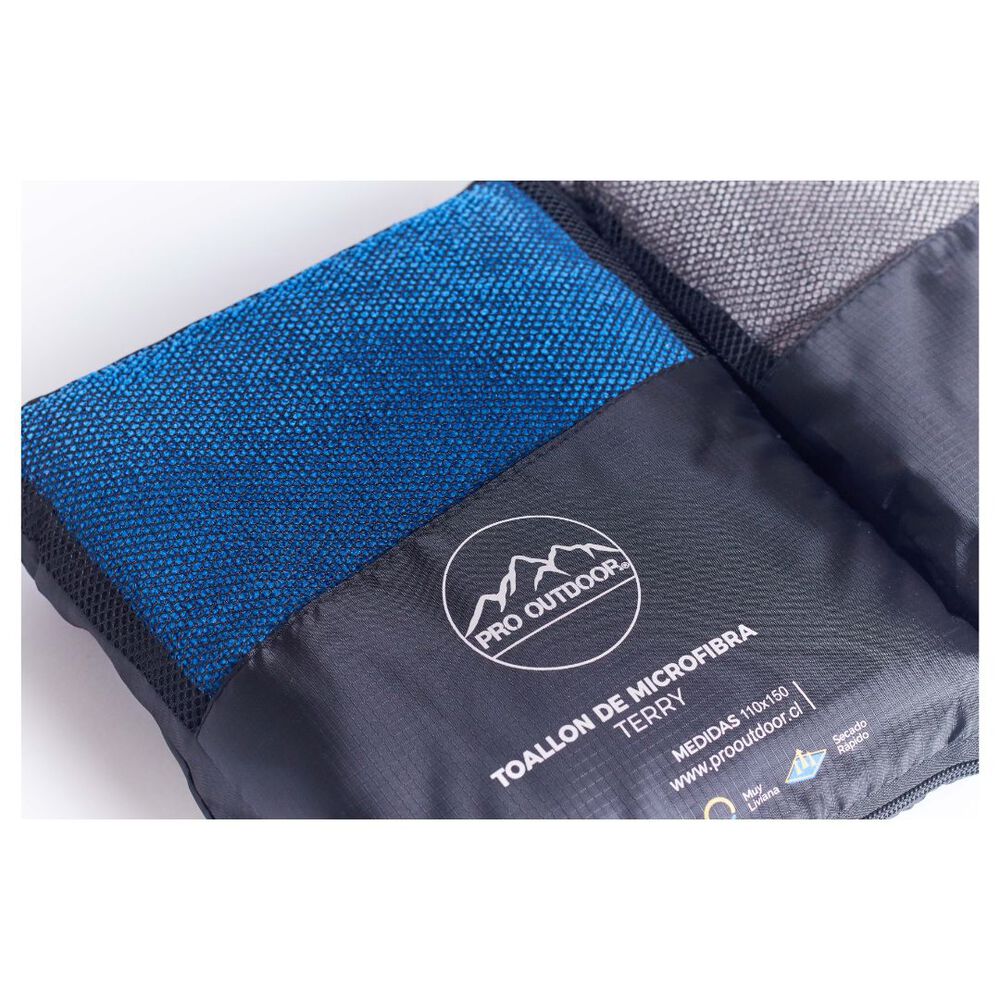 Toalla Microfibra Xl Terry Azul Pro Outdoor image number 2.0