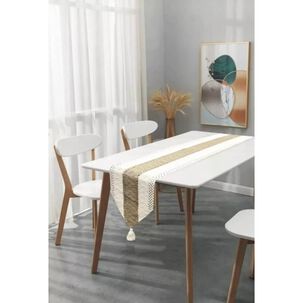 Camino De Mesa Decorativo Dise&ntilde;o Tejido Encaje Mesa Comedor Caf&eacute;