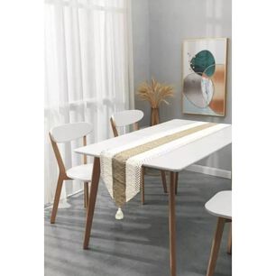 Camino De Mesa Decorativo Dise&ntilde;o Tejido Encaje Mesa Comedor Caf&eacute;