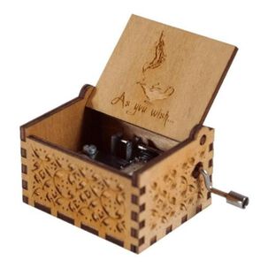 Caja Musical Madera Aladdin