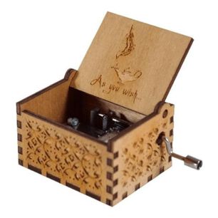 Caja Musical Madera Aladdin