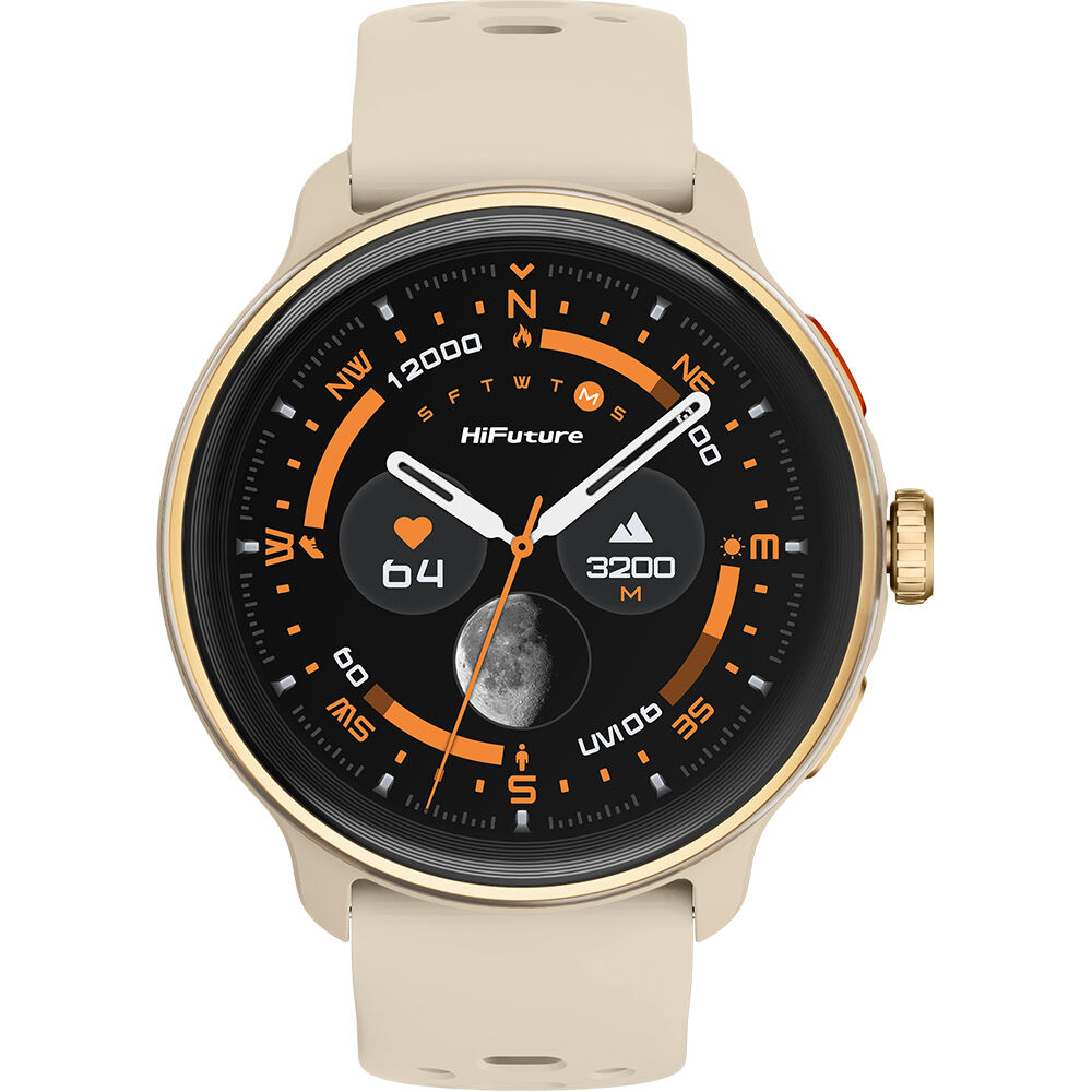 Smartwatch Vela Blanco Waterproof 36 Mm Amoled Hifuture image number 0.0