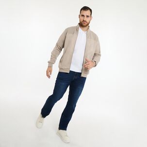 Polerón Liso Regular Cuello Alto Hombre Herald
