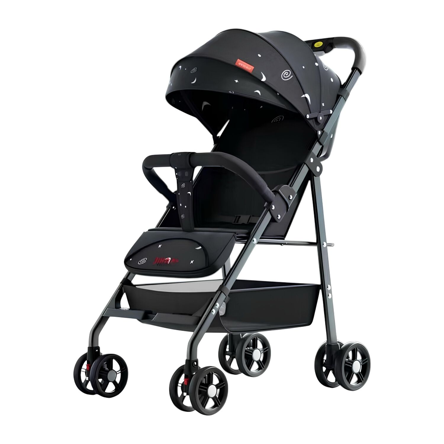 Coche De Paseo Reclinable Liviano Smart Negro Lubabycas image number 8.0