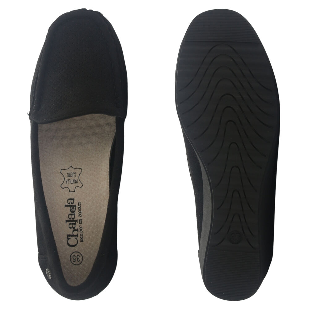Mocasin Mujer Chalada Malu-4 Negro Casual image number 4.0