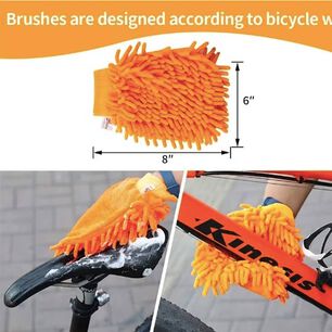 Limpieza Bicicleta Kit 10 Piezas Cepillo Polvo Limpia Cadena