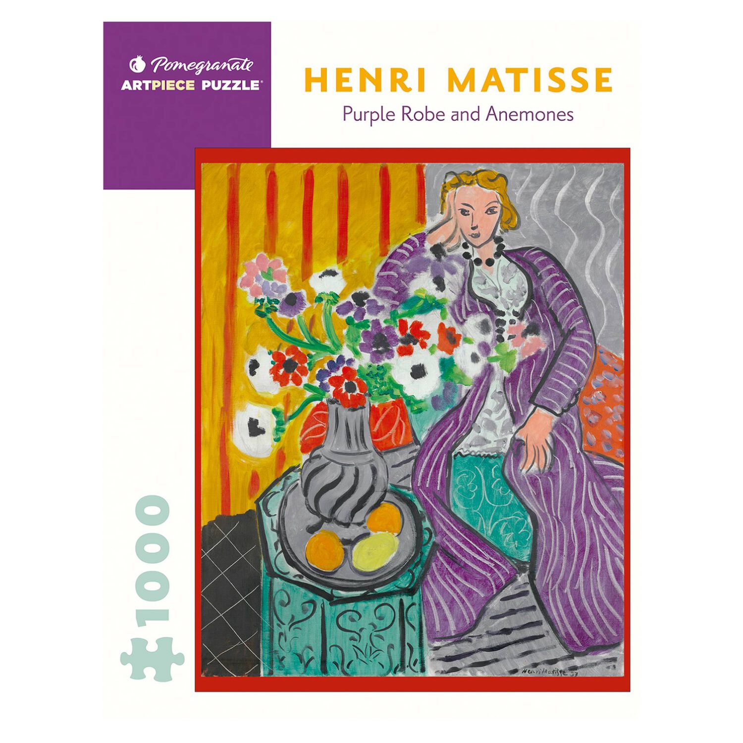Rompecabeza Henri Matisse Purple Robe Anemones 1000 Piezas image number 0.0