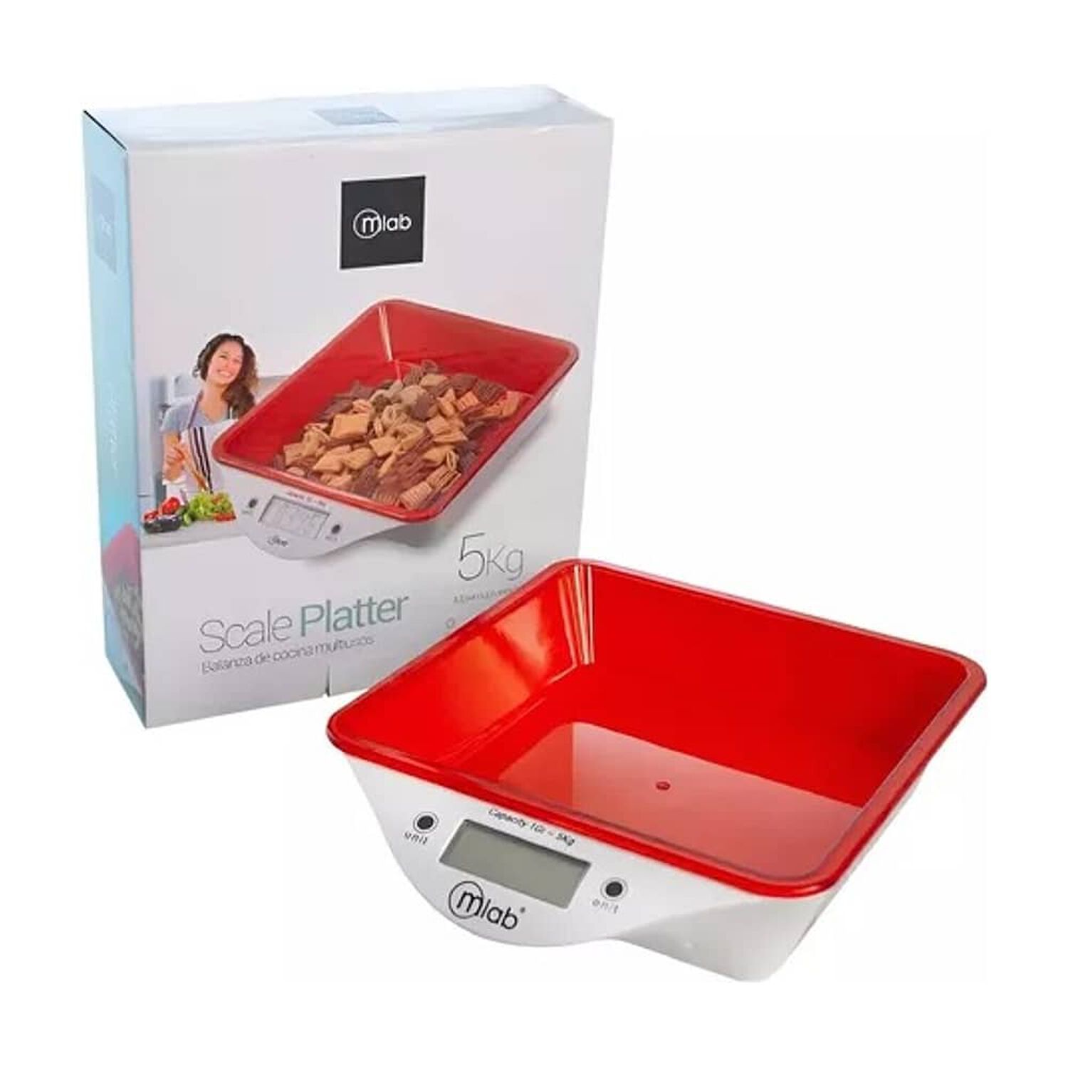 Balanza De Cocina Microlab Modelo 9056 Capacidad 1gr A 5kg image number 2.0