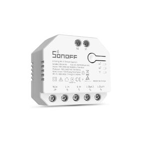 Interruptor Sonoff Dualr3 De 2 Canales Y Medici&oacute;n De Energ&iacute;a