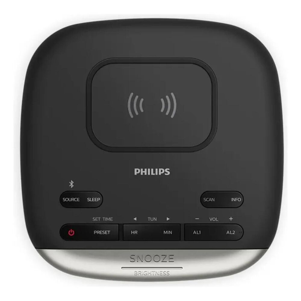 Radio Am Fm Reloj Digital Bluetooth Alarma Ar7606/37 Philips image number 1.0