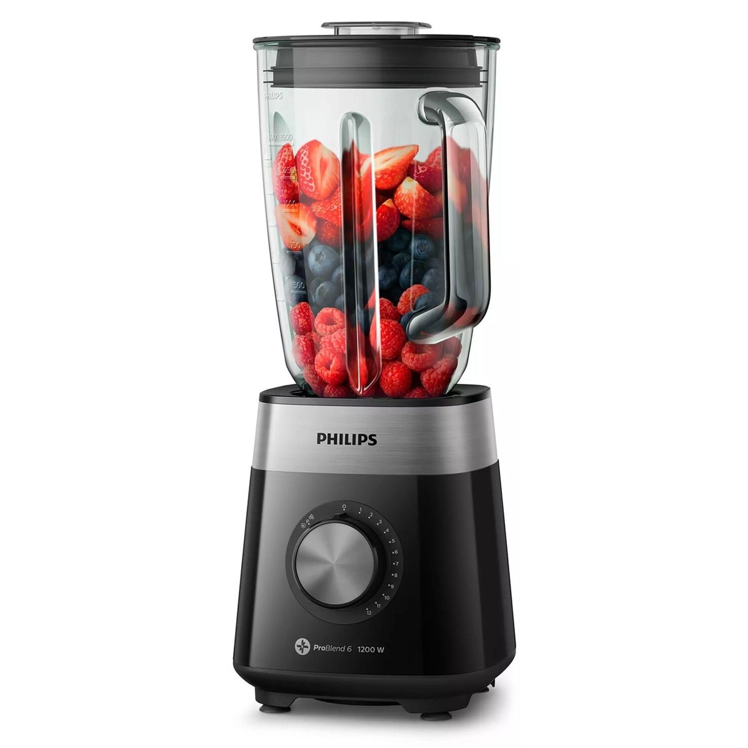 Licuadora Philips Hr2242/90 1200w Jarra Vidrio 2lt 12 Veloc image number 4.0