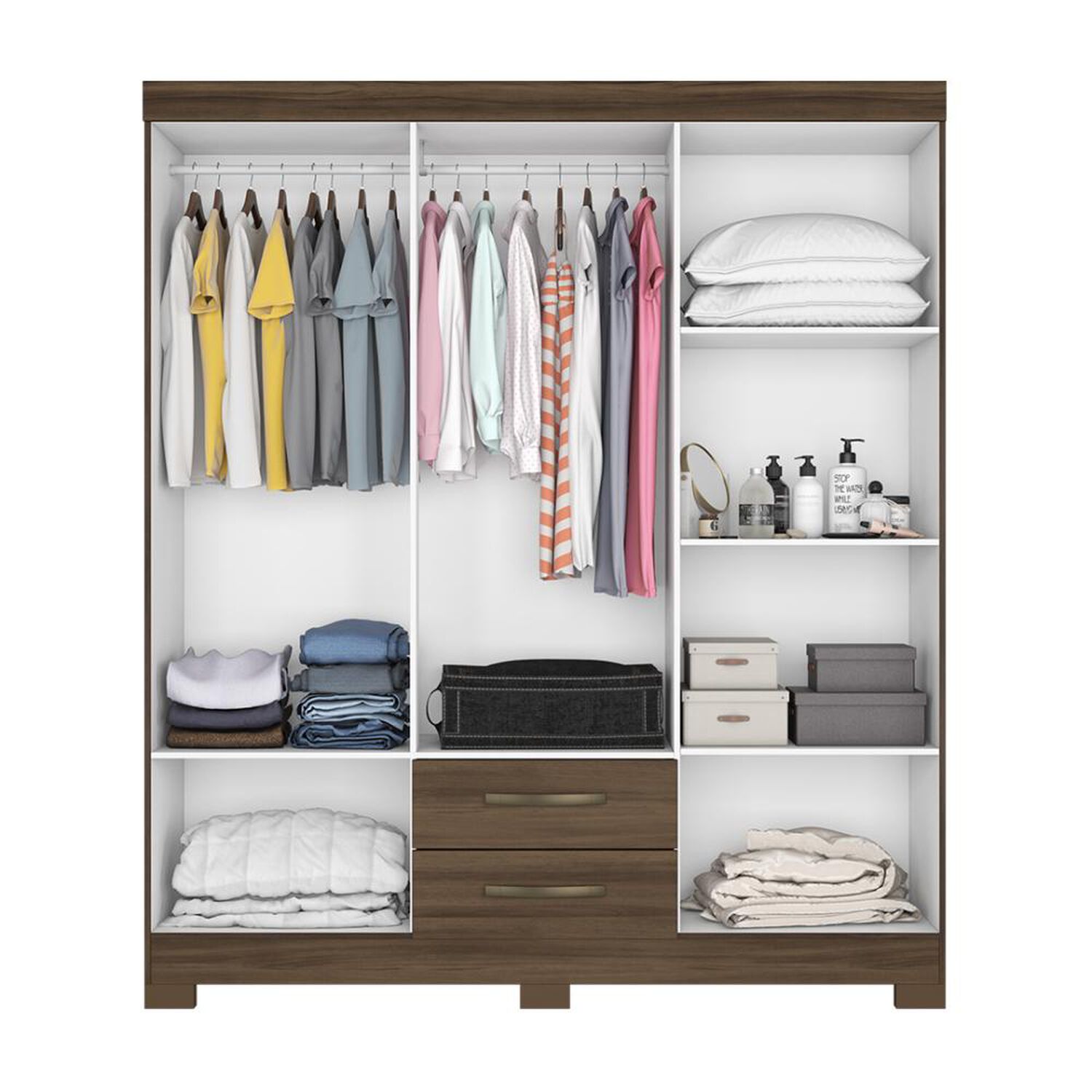 Cl&oacute;set Home Mobili Closet Aruma / 6 Puertas / 2 Cajones image number 2.0