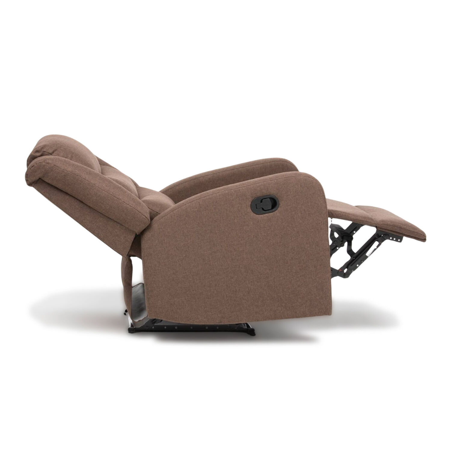 Berger Reclinable Moderno De Lino Caf&eacute; Daniels 98014br image number 3.0