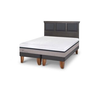 Cama Europea Cic Balance / King / Base Dividida + Respaldo