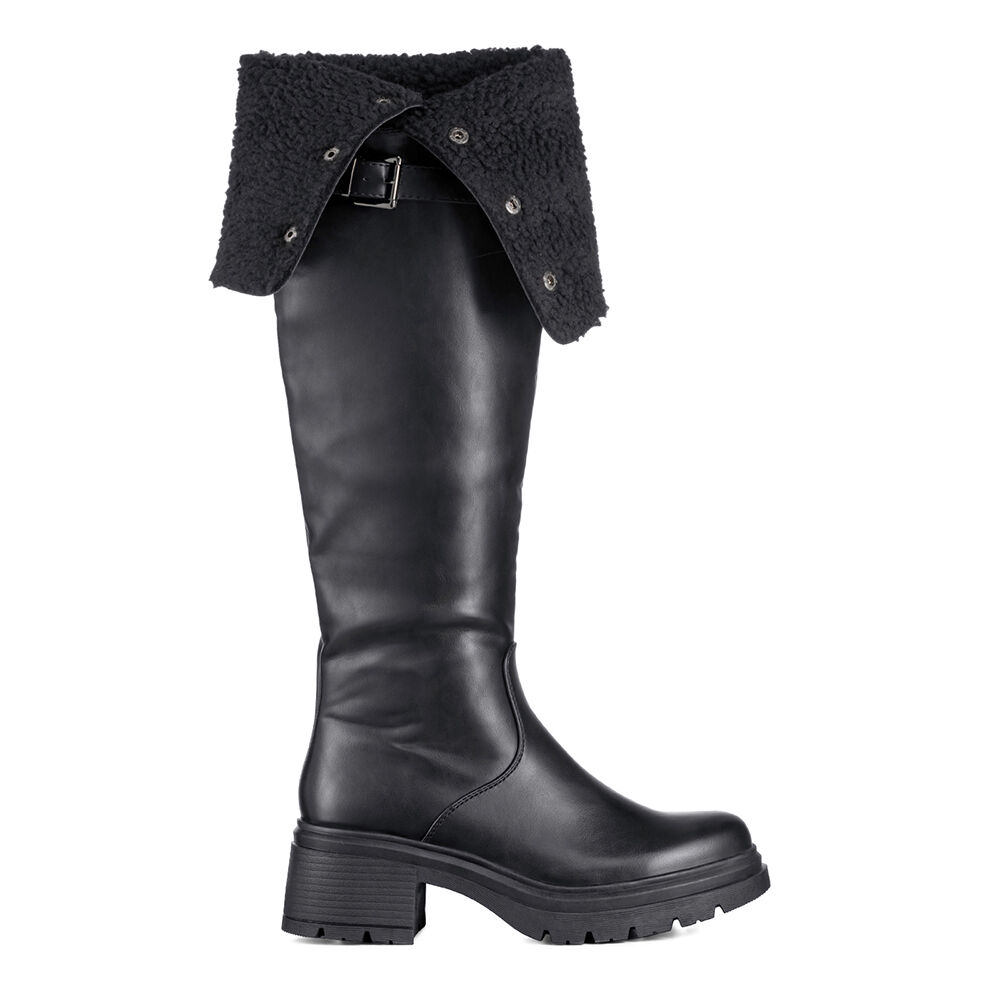 Botas Largas Mujer De Moda Comodo Tacon Grueso Weide Czy615 image number 0.0