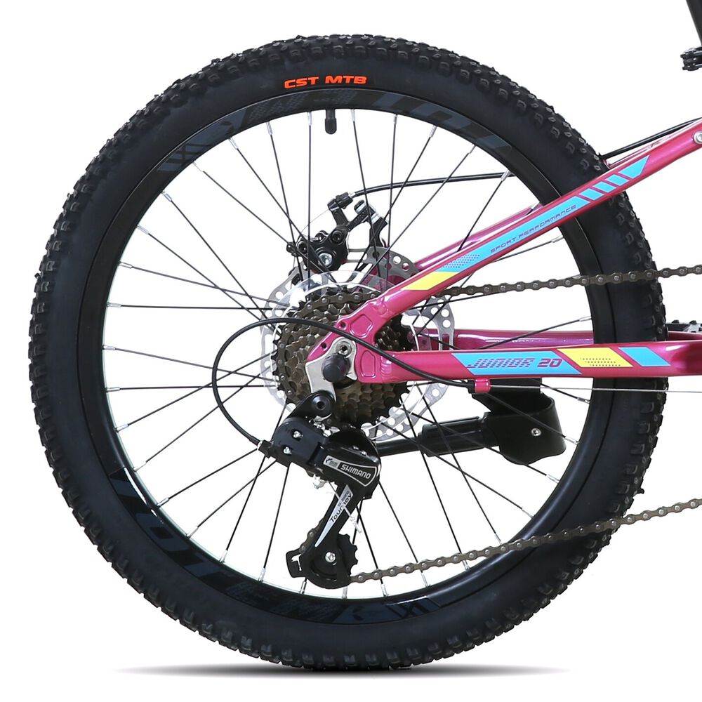Bicicleta Totem Mtb Aro 20 Modelo 1100 Rosado image number 5.0
