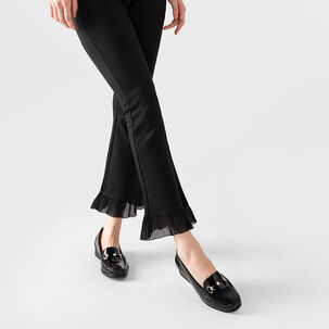 Mocasin Casual Mujer Vintage Cu&ntilde;a Charol Metalica Weide Js73