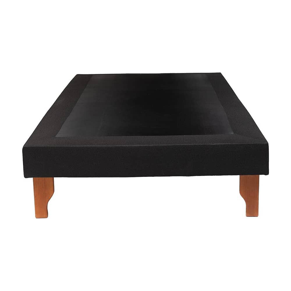 Base De Una Plaza Lino Negro image number 1.0