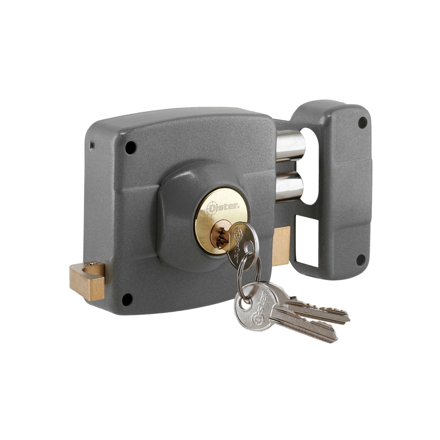 Cerradura Sobreponer Oister 110 - Gris image number 1.0