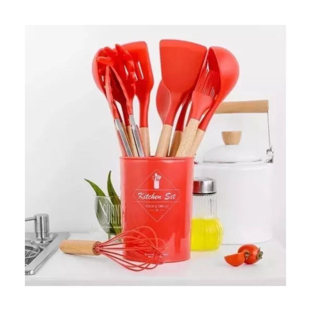Set Cocina 12 Pcs Silicona Antiadherentes Gastronomicos image number 1.0