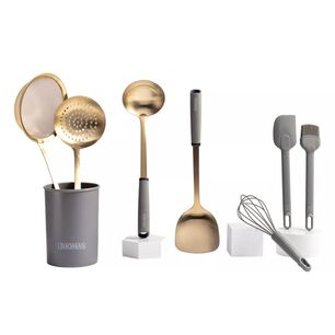 Set Utensilios De Cocina 8pcs Acero Inox Th-mut08d Thomas