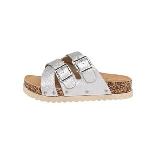 Sandalia Tiluh Plateado Alquimia