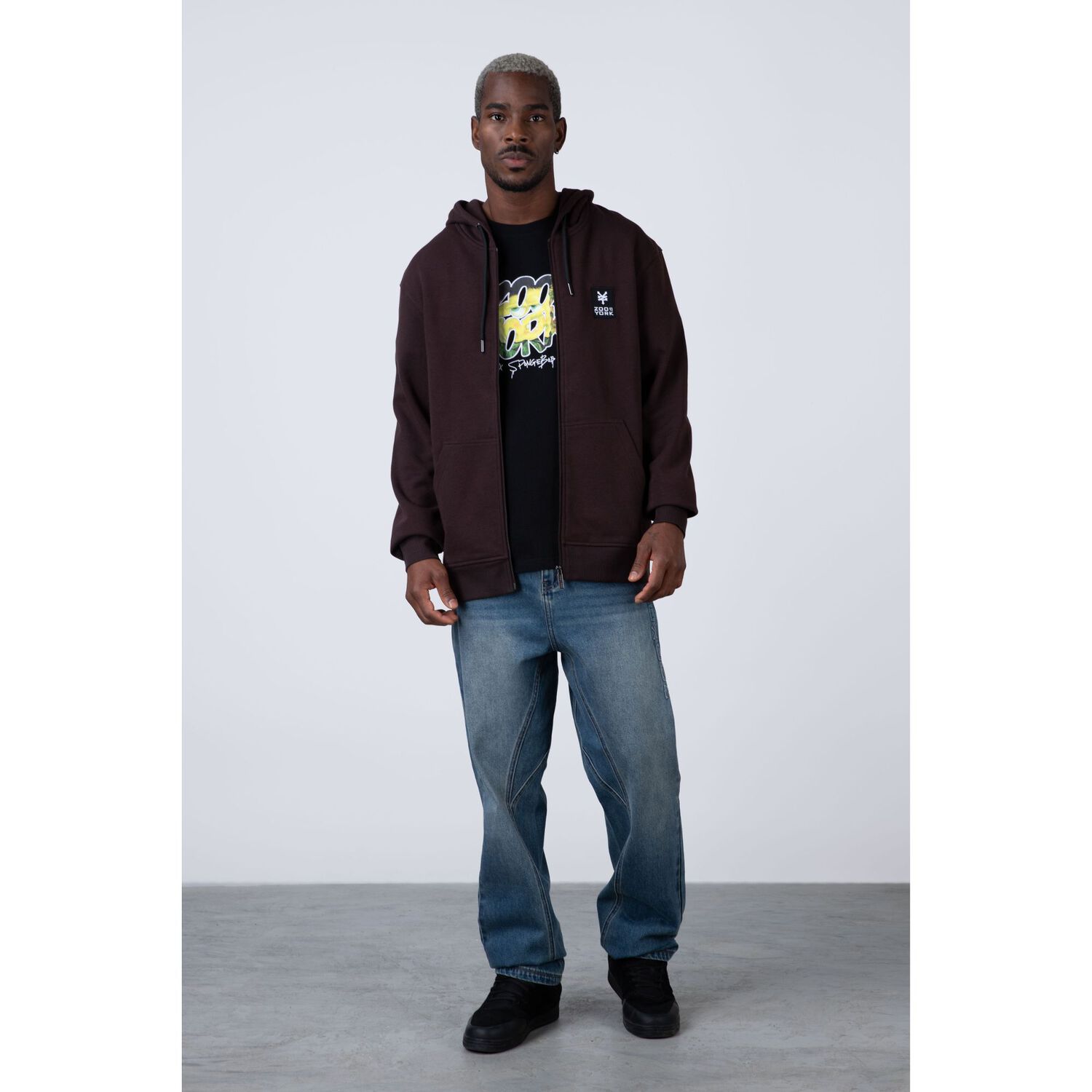 Poler&oacute;n Zip Hombre Minimal Zoo York image number 1.0