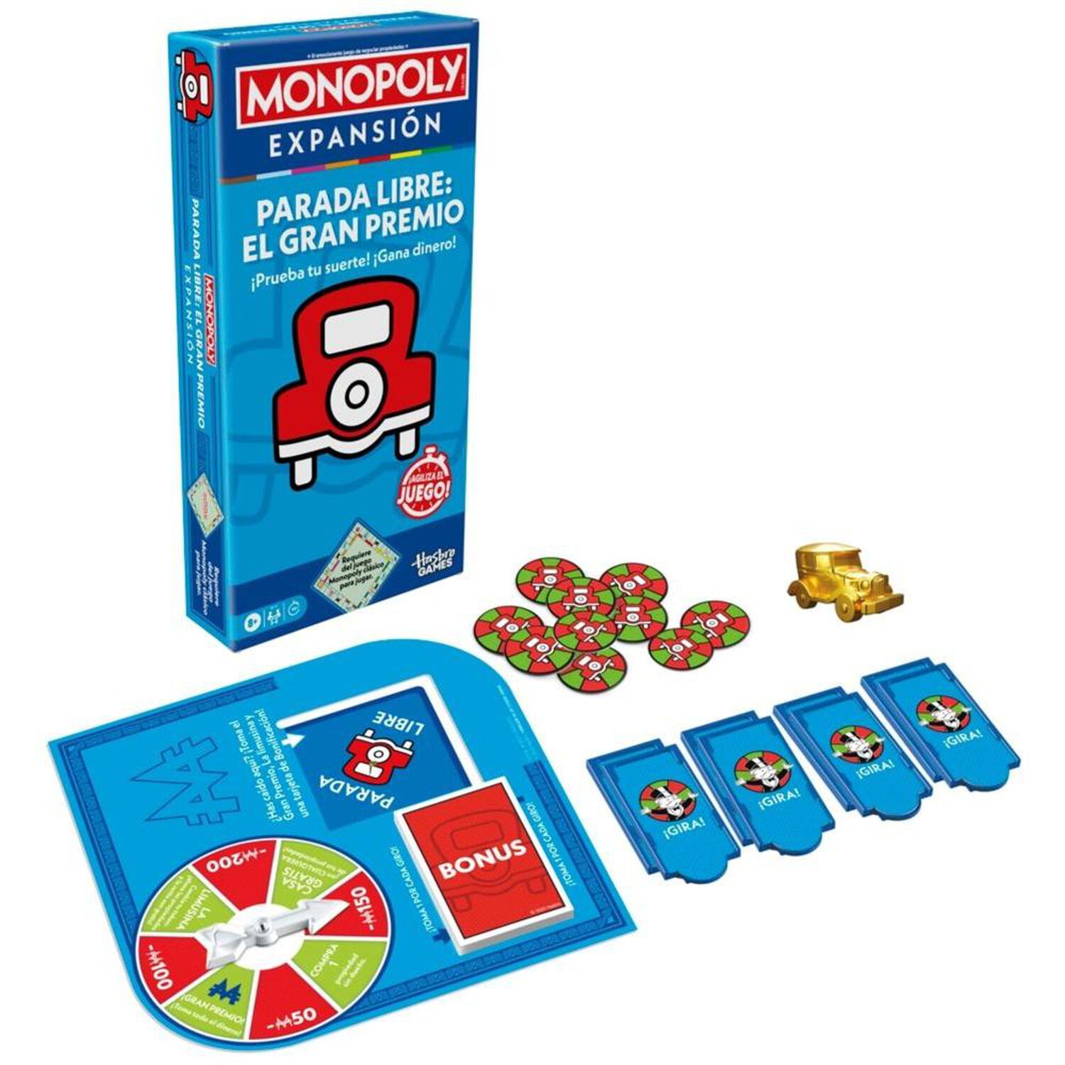 Juego De Mesa Monopoly Expansi&oacute;n Parada Libre Gran Premio image number 8.0