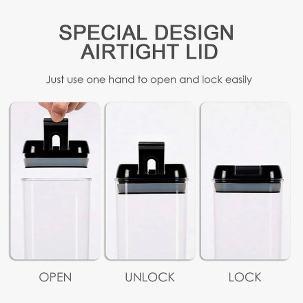 Set De 7 Contenedores Hermeticos De Plastico image number 1.0