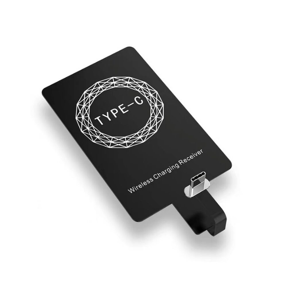 Adaptador De Carga Inalambrica Receptor Cargador Inalambrico Qi Tarjeta De Carga Tipo C (tipo C) image number 1.0