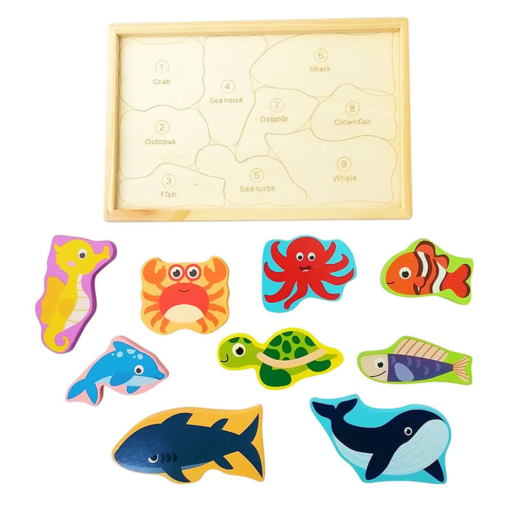 Rompecabeza Puzzle Encaje De Madera Juguete Didactico Ni&ntilde;os image number 3.0