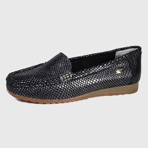 Mocasín Cuero Ethel Negro