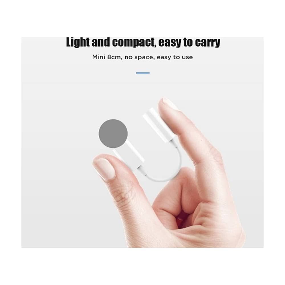 Adaptador Aud&iacute;fonos Para Iphone Con Bluetooth Original Lightning Certificado A Cable Audio Jack 3,5 Auxiliar image number 2.0