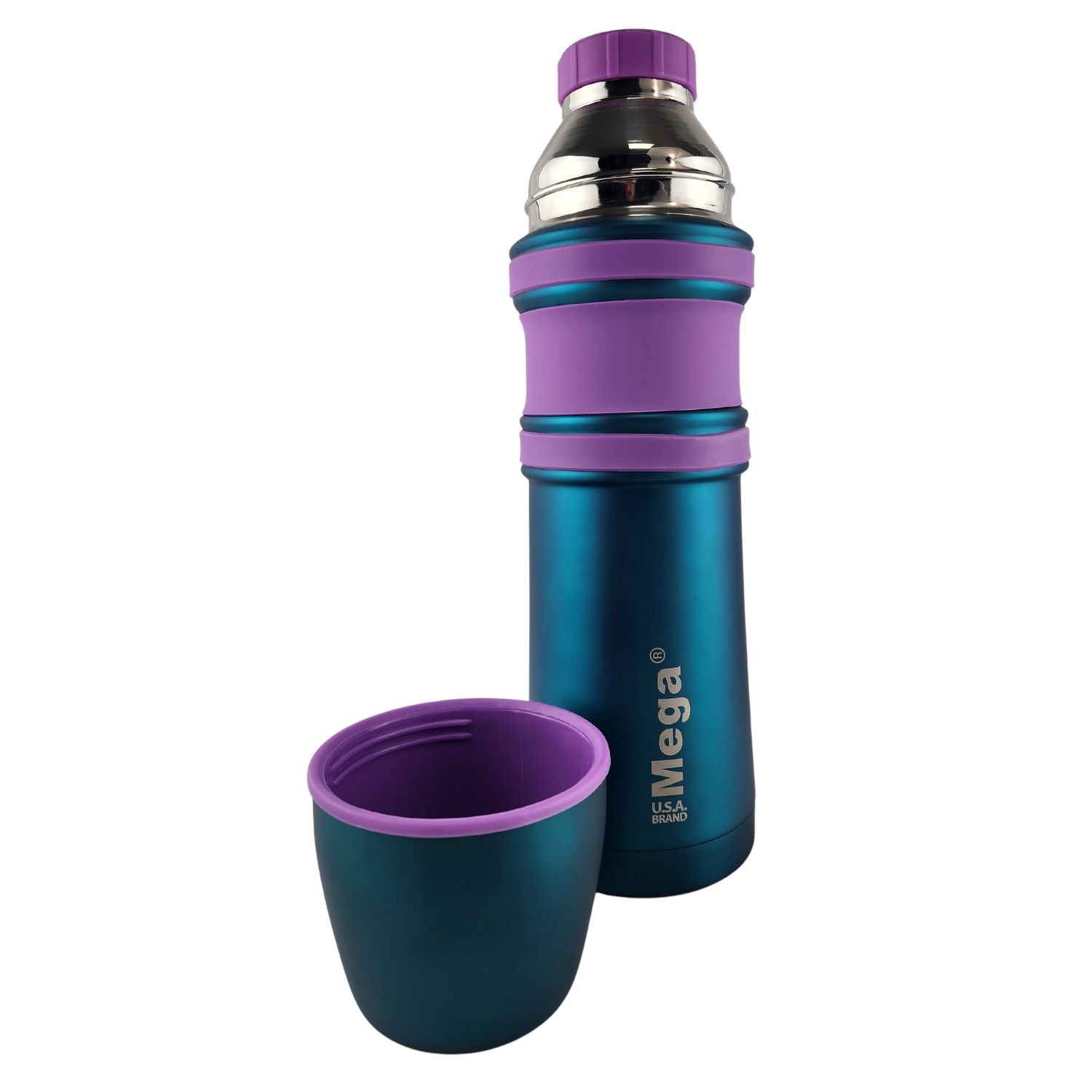 Termo Mega Slim Ii 1l Acero Inoxidable Bebidas Calientes Frias Turquesa image number 7.0
