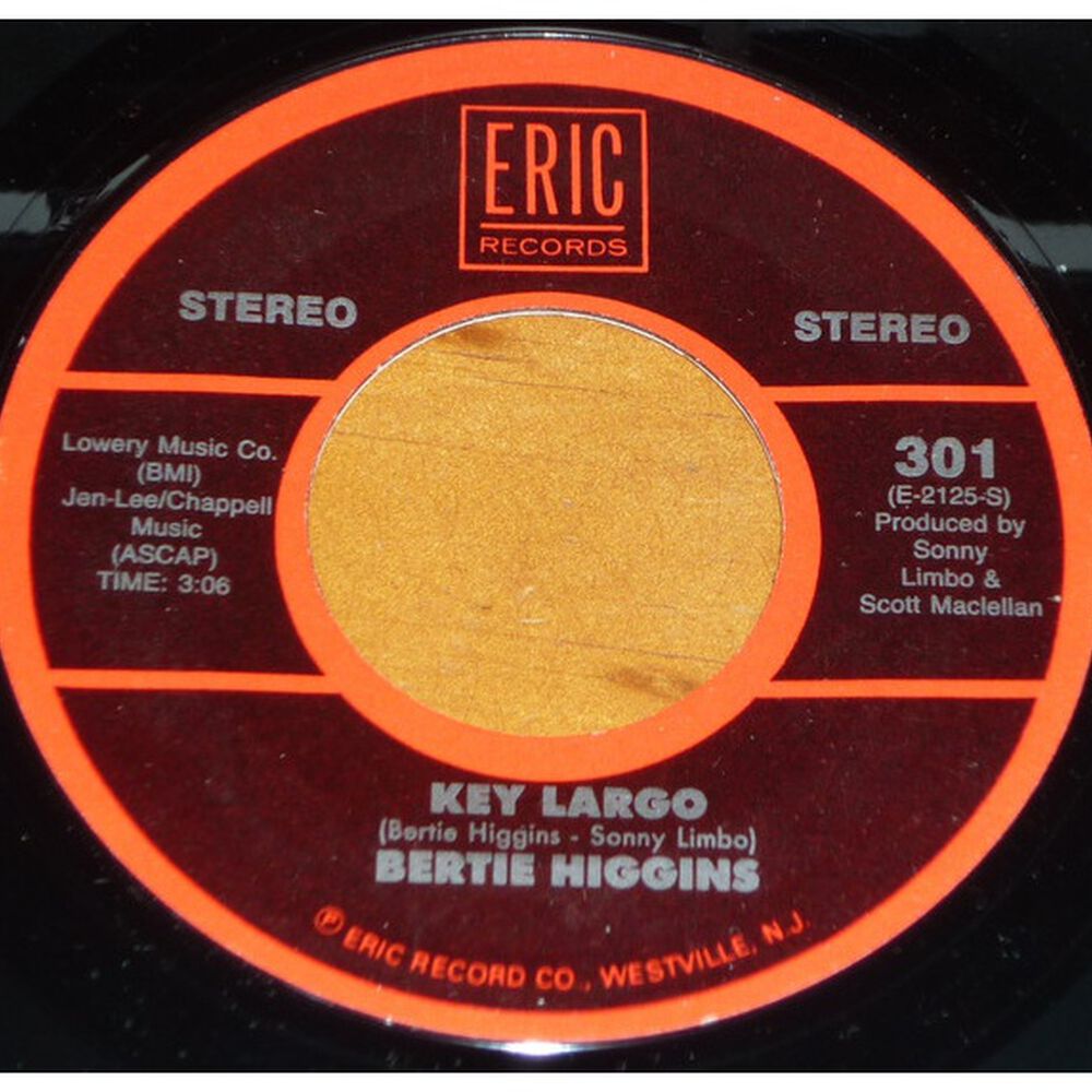 Bertie Higgins - Key Largo | 7" Single Vinilo Usado image number 0.0