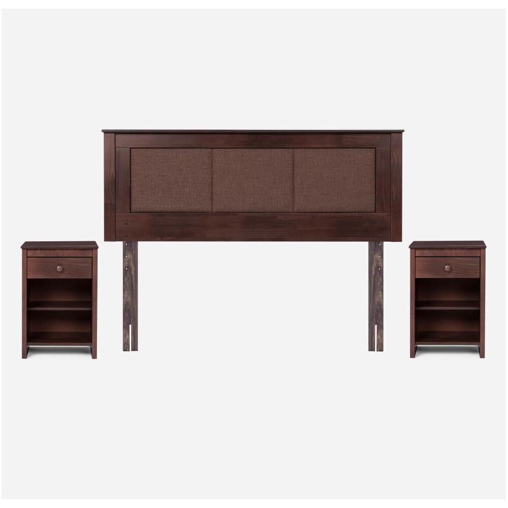 Cama Europea Rosen New Style 4 Plus / 2 Plazas / Base Dividida + Set De Maderas Rachel image number 2.0