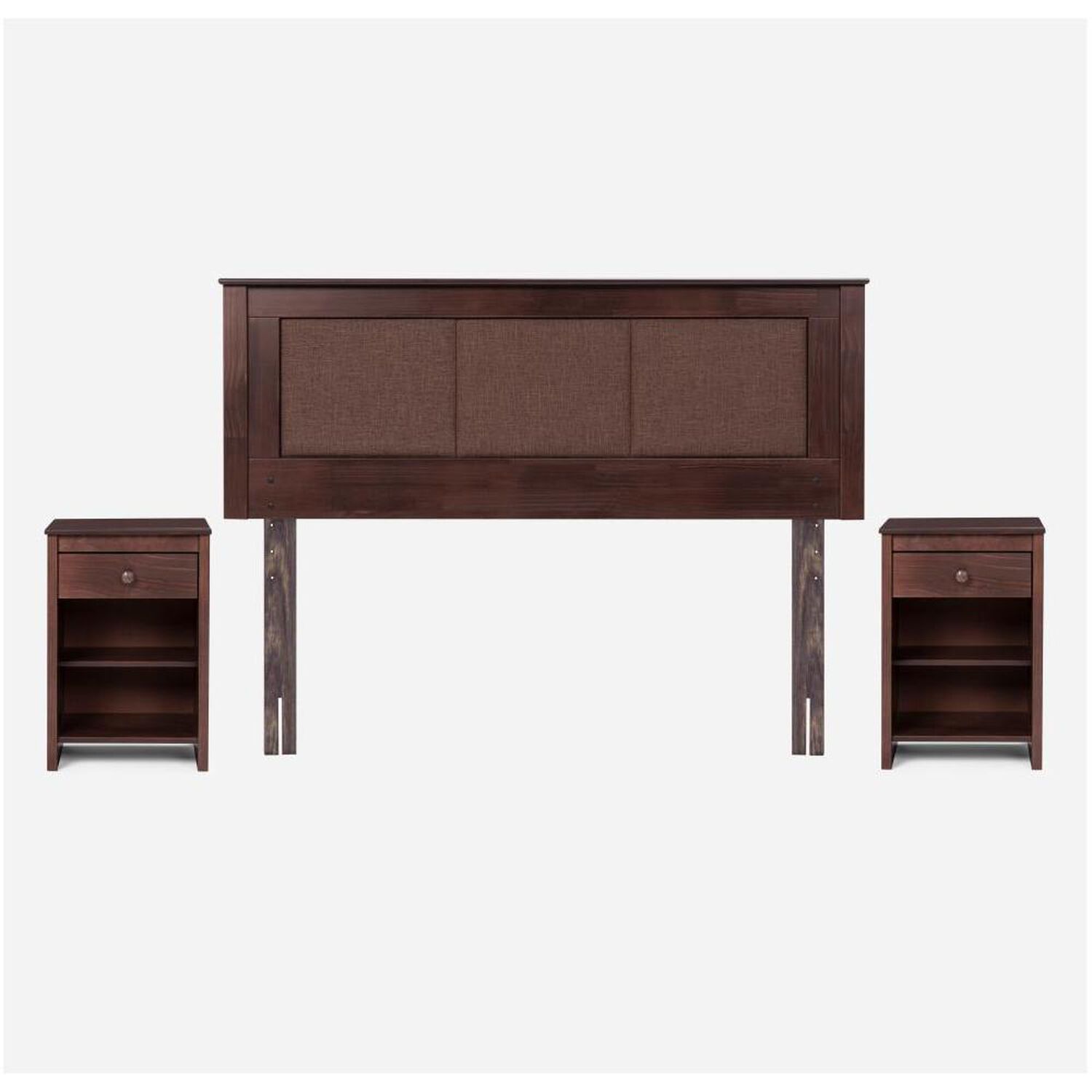 Cama Europea Rosen New Style 4 Plus / 2 Plazas / Base Dividida + Set De Maderas Rachel image number 2.0