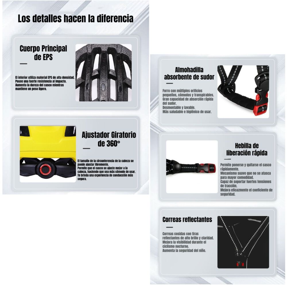 Casco Integral Infantil Bici 2 En 1 Con Luz Neue Lubabycas image number 4.0