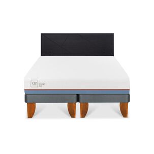 Cama Europea Cic Excellence Plus / 2 Plazas / Base Dividida + Respaldo