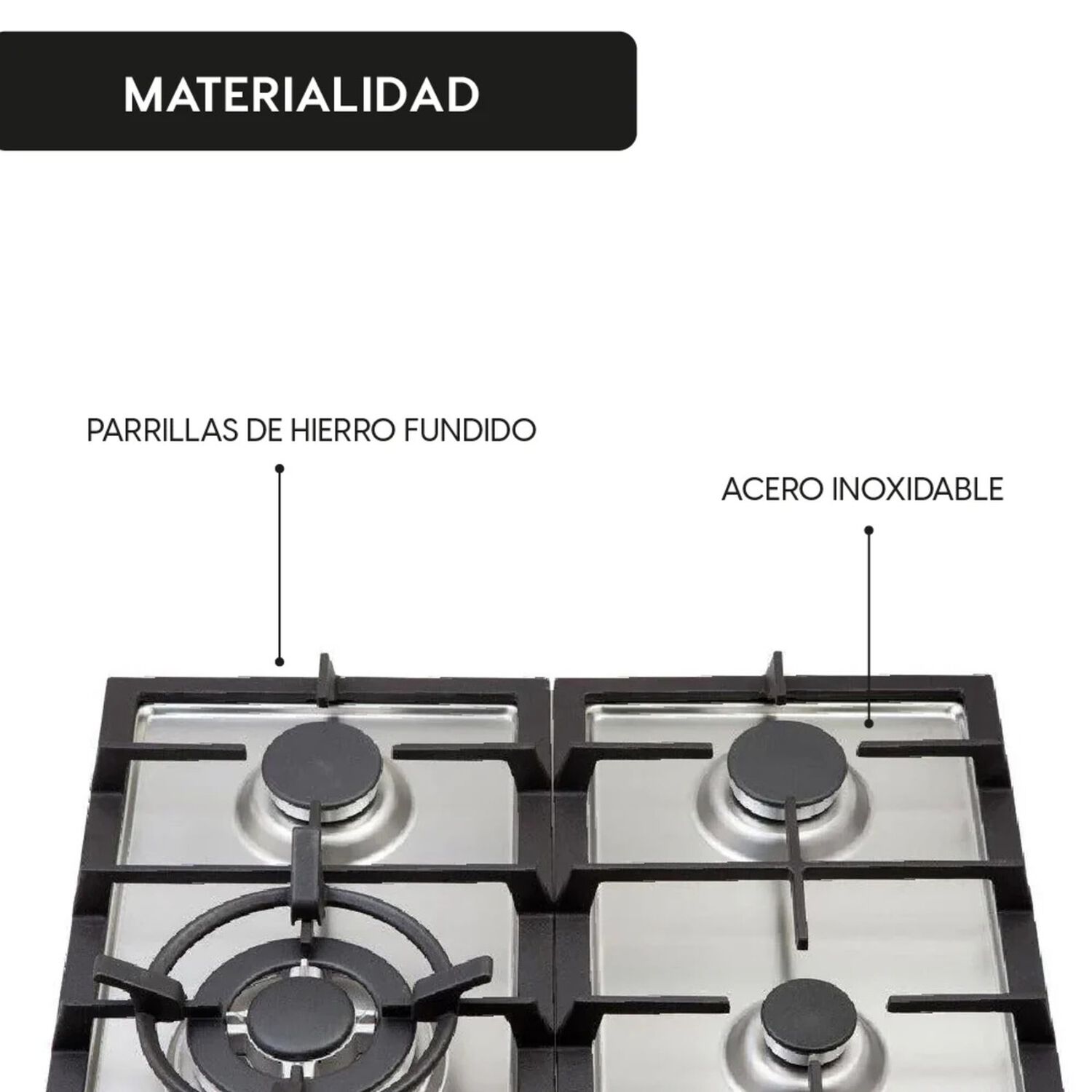 Encimera Gas Licuado Fdv Design 60 2.0 image number 3.0