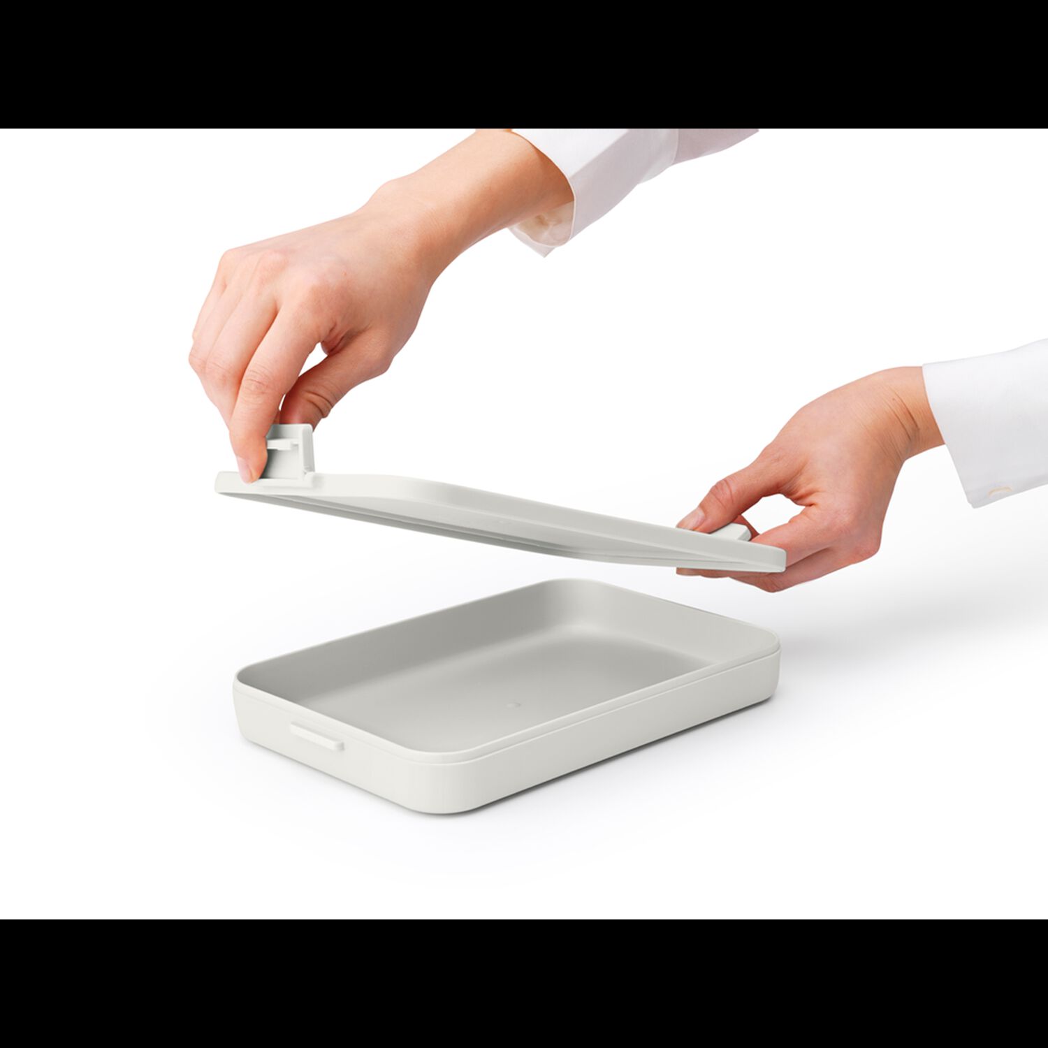 Contenedor Para Almuerzo Make & Take Plano Light Grey image number 3.0