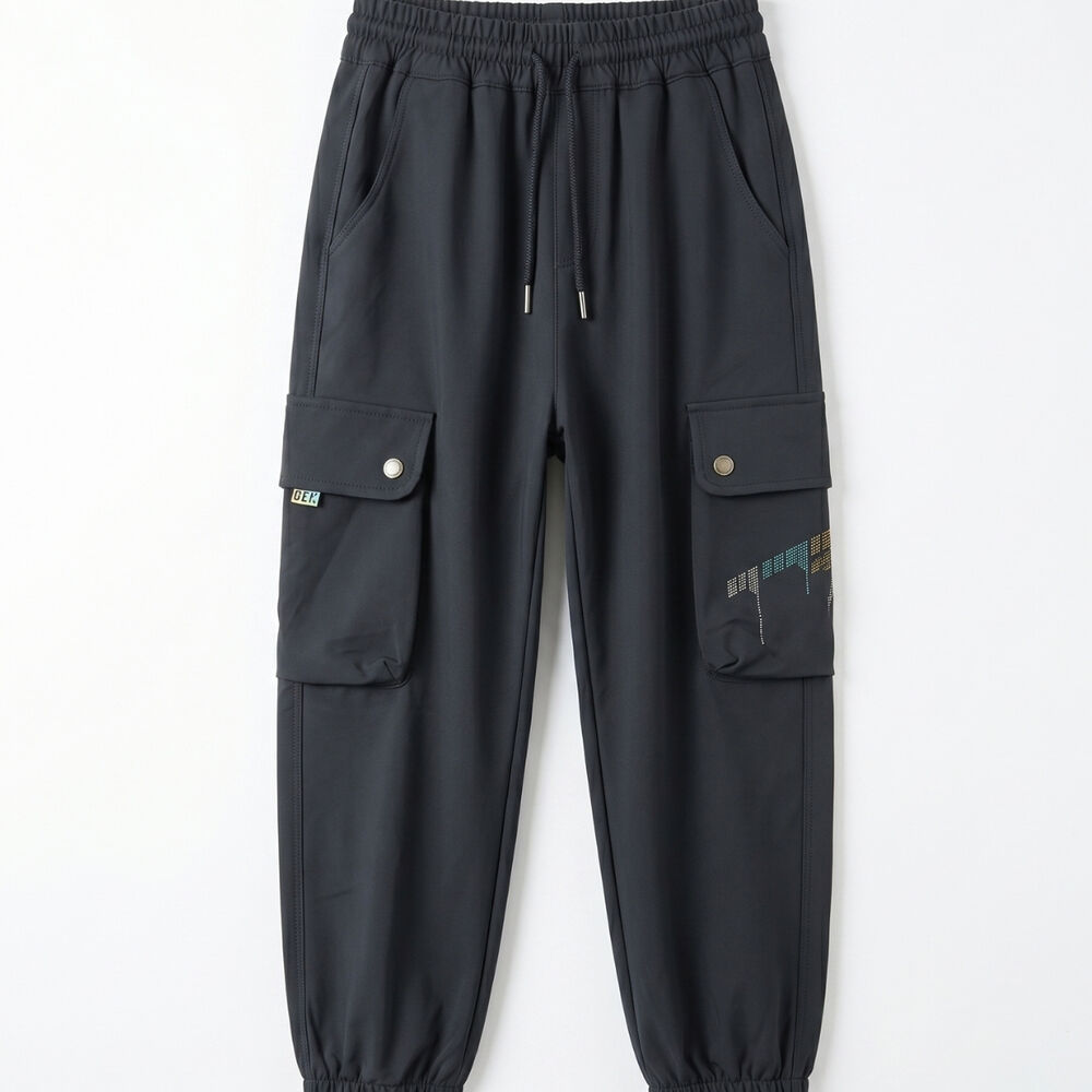 Pantalon Cargo Ni&ntilde;a Impermeable Jogger Moda Urbana Comodo image number 2.0
