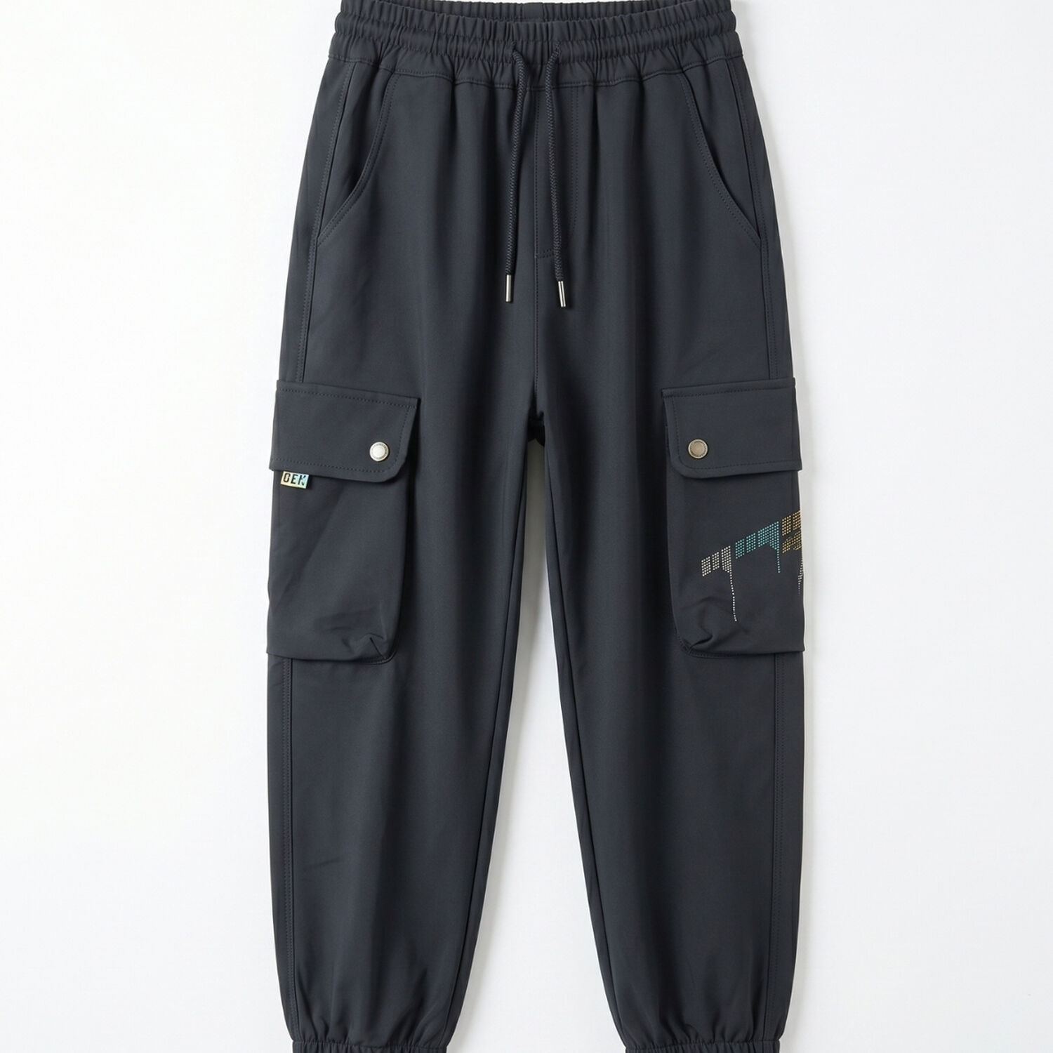 Pantalon Cargo Ni&ntilde;a Impermeable Jogger Moda Urbana Comodo image number 2.0