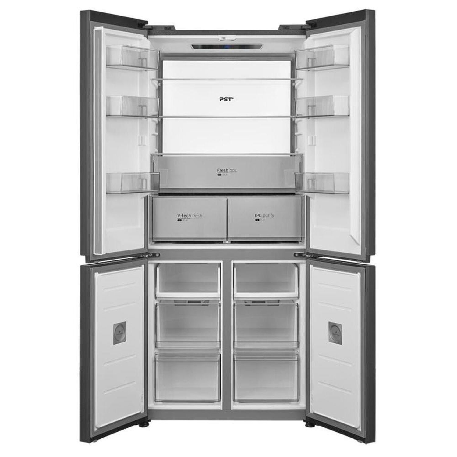 Refrigerador PERFECT FIT Side by Side Midea MDRMD706BIE70 / No Frost / 527 Litros / D image number 9.0